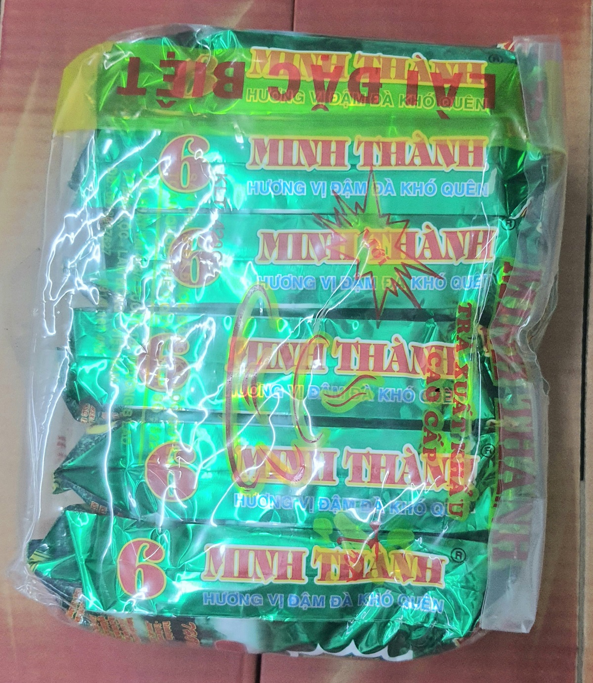 Trà Lài Minh Thành Xanh bịch ( 6 gói x 70g )  Bao 10 bịch